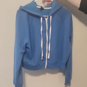 Wild Fable Sky Blue Zip-Up Hoodie
